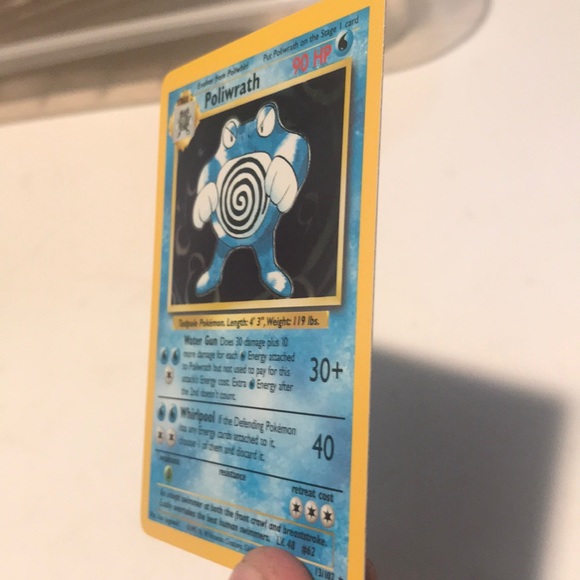 Poliwrath Pokemon Card (base set) - Picture 3 of 3